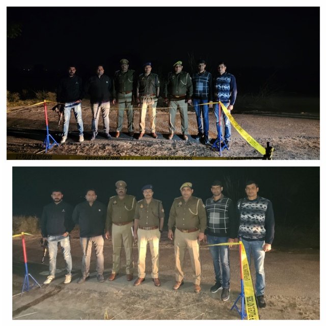 मथुरा 20 नवम्बर 2023* थाना छाता पुलिस और स्वाट टीम की गौकशी की घटनाओं में संलिप्त अन्तर्राजीय शातिर अपराधी से हुयी मुठभेड़ मथुरा 20 नवम्बर 2023* थाना छाता पुलिस और स्वाट टीम की गौकशी की घटनाओं में संलिप्त अन्तर्राजीय शातिर अपराधी से हुयी मुठभेड़