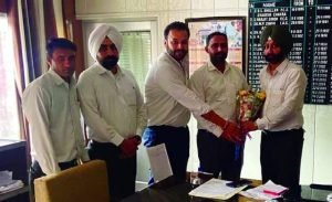 पंजाब 06 नवम्बर 2023* बार एसोसिएशन ने किया एसडीएम रविंदर सिंह अरोड़ा का स्वागत