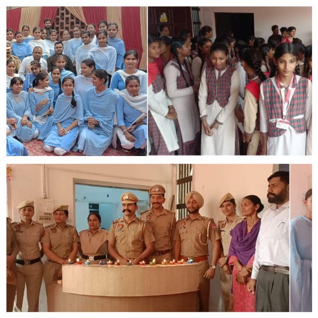 पंजाब 07 नवम्बर 2023* सिंह सभा स्कूल की छात्राओं ने प्रोजेक्ट पुलिस दोस्त के तहत थाना नंबर 1 में मनाई दिवाली
