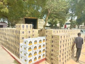 कौशाम्बी10नवम्बर23*हरियाणा से बिहार जा रही करोड़ो की शराब कौशांबी पुलिस ने किया बरामद*