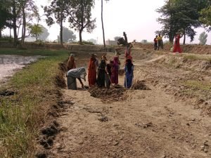 कौशाम्बी29नवम्बर23*कसिया पश्चिम गांव में मनरेगा मजदूरी में बड़ी धांधली*