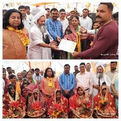 कौशाम्बी03नवम्बर23*गर्भवती महिलाओं की गोदभराई एवं बच्चों को कराया अन्नप्राशन*