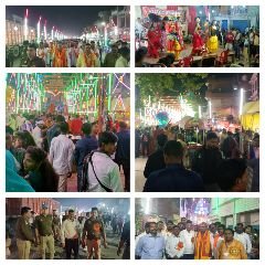 कौशाम्बी04नवम्बर23*अपार जनसमूह के बीच अझुवा का 2 दिवसीय दशहरा मेला संपन्न*_