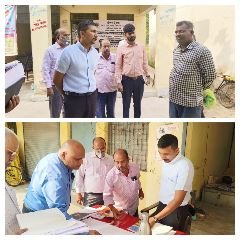 जिलाधिकारी श्री विशाख जी० द्वारा घाटमपुर मंडी में स्थित राजकीय