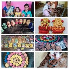 औरैया05नवम्बर23* दिबियापुर गाय के गोबर से बने दीपक जलाए और सनातन संस्कृति को बचाए