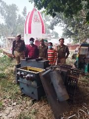 हापुड़06नवम्बर23*विद्युत उपकरणों की चोरी करने वाले गिरोह का पर्दाफाश