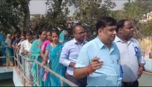 मिर्जापुर07नवम्बर23*जल दीवाली कार्यक्रम के अंतर्गत महिलाओ को किया गया जागरूक*