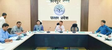 कानपुर नगर07नवम्बर*सरसैया घाट स्थित नवीन सभागार में जिला पर्यावरण समिति की बैठक संपन्न हुई।