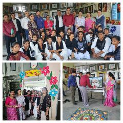 रायसी (हरिद्वार)08नवम्बर23*हर्ष विद्या मंदिर पीजी कॉलेज रायसी के चित्रकला विभाग में प्रदर्शनी का आयोजन किया गया।