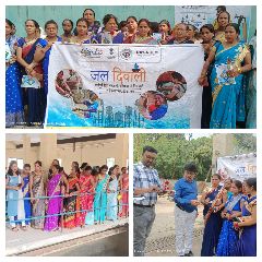 कानपुर09नवम्बर23*जल दिवाली कार्यक्रम में अमृत 2.0 के अन्तर्गत अभिनव प्रयास ‘‘ पानी के लिए महिलाए, महिलाओं के लिए पानी’’ का आयोजन किया गया