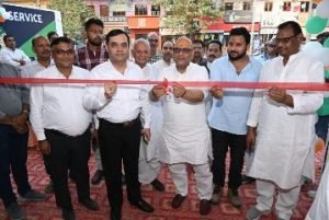 वाराणसी11नवम्बर23*गहरवार मोटर्स इलेक्ट्रिक व्हीकल का उद्घाटन हुआ संपन्न