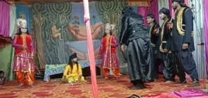 अयोध्या17नवम्बर23*सरैठा में भव्य श्री राम लीला का हो रहा मंचन