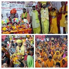 कौशाम्बी17नवम्बर23*श्रीमद् भागवत कथा में कृष्ण जन्म पर झूम उठे श्रद्धालु* कौशाम्बी17नवम्बर23*श्रीमद् भागवत कथा में कृष्ण जन्म पर झूम उठे श्रद्धालु*