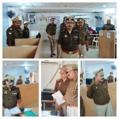 कानपुर नगर18नवम्बर23*पुलिस आयुक्त महोदय आर.के. स्वर्णकार द्वारा कन्ट्रोल रूम का निरीक्षण किया गया