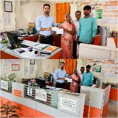 कौशाम्बी18नवम्बर23*मृतक की विधवा को बैंक ने दिया बीमा का लाभ*