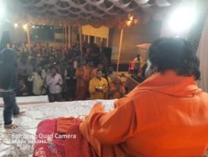 अयोध्या20नवम्बर23*मनुष्य मृगतृष्णा में फंसकर जीवन को समाप्त कर ईश्वर की प्राप्ति नहीं कर पाता है..........श्री उदासीन महाराज चित्रकूट धाम