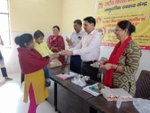 वाराणसी21नवम्बर23*चोलापुर सामुदायिक स्वास्थ्य केंद्र पर आयोजित हुआ ‘हेल्दी बेबी शो’*