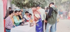 अयोध्या21नवम्बर23*14 कोसी परिक्रमा में शिविर लगाकर की गई श्रद्धालुओं की सेवा