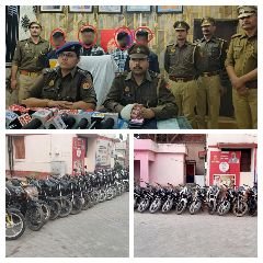 हापुड़22नवम्बर23*वाहन चोरी करने वाले अन्तर्राज्यीय गिरोह का पर्दाफाश कर 4शातिर अभियुक्तों को किया गिरफ्तार।