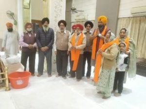 Chandigarh 29November23*paid obeisance at Sri Guru Singh Sabha Gurudwara Sector 37C Chandigarh and donated One Air Conditioner