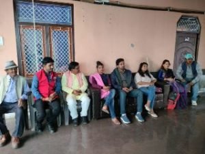 औरैया29नवम्बर23*थर्ड डिग्री मूवी फिल्म की तैयारी का कलाकारों ने जायजा लिया