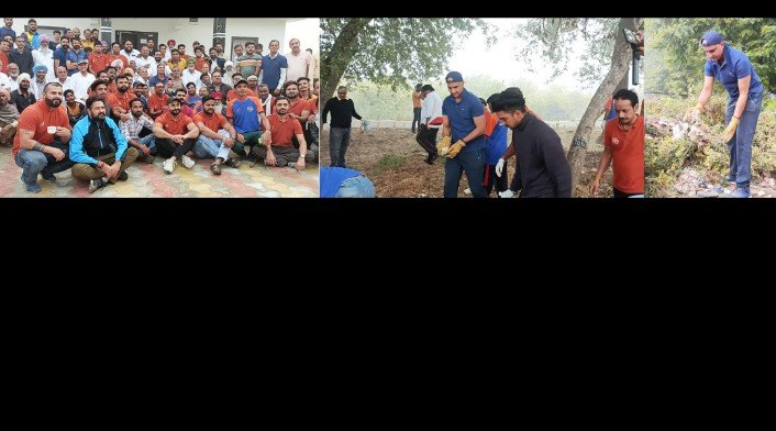 पंजाब 06 नवम्बर 2023* अपना अबोहर अपनी आभा टीम ने विधायक संदीप जाखड़ के नेतृत्व में गांव पंजकोसी नहर पर चलाया गया 123वां सफाई अभियान