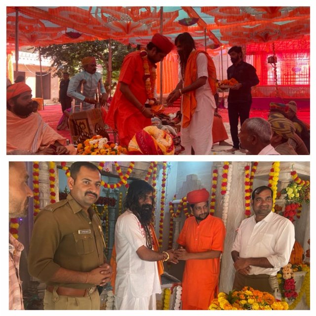 सिरोही राजस्थान 23 दिसंबर 2023* देव स्थान विभाग के संत पहुंचे विलेश्वर धाम