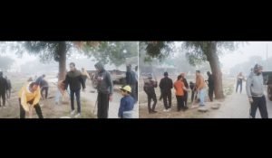 पंजाब 23 दिसंबर 2023* अपना अबोहर अपनी आभा टीम ने हनुमानगढ़ रोड बजाज मोटर्स के निकट चलाया गया 126वां सफाई अभियान