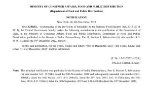 लखनऊ11दिसम्बर23*जनता को फ़्री अनाज देने की मियाद 31 दिसम्बर 2028 तक बढ़ाई गई।