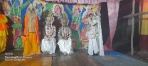 कौशाम्बी01दिसम्बर23*मुकुट पूजन व राम जन्म के साथ रामलीला के मंचन की शुरुआत*