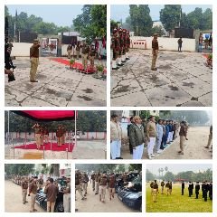 कानपुर नगर01दिसम्बर23*पुलिस आयुक्त द्वारा शुक्रवार की परेड का मानप्रणाम ग्रहण किया गया।