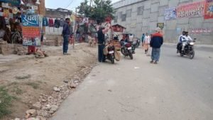 कौशाम्बी07दिसम्बर23*नाली को बना दिया पहाड़ बरसात का भरा रहेगा पानी*