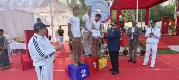 मथुरा08दिसम्बर23*सीआईएसफ की स्पोर्ट्स एथलीट मीट वार्षिक खेलकूद प्रतियोगिताओ का हुआ समापन* मथुरा08दिसम्बर23*सीआईएसफ की स्पोर्ट्स एथलीट मीट वार्षिक खेलकूद प्रतियोगिताओ का हुआ समापन*