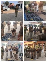 कानपुर नगर13दिसम्बर23*डीसीपी साउथ महोदय द्वारा थाना साढ का निरीक्षण किया गया