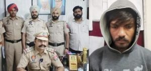 पंजाब14दिसम्बर23*चोरी के मोटरसाईकिल सहित मनदीप सिंह उर्फ मन्नू काबू