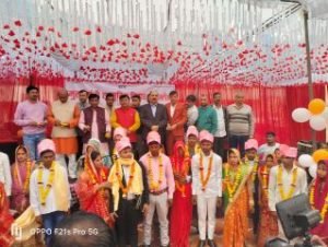 कानपुर15दिसम्बर23*मुख्यमंत्री विवाह सामूहिक योजना अंतर्गत सरसौल ब्लॉक से 40 और भीतरगांव ब्लॉक से 18 जोड़े दाम्पत्य बन्धन में बंधे।