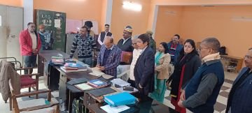 अयोध्या19दिसम्बर23*अपर आयुक्त प्रशासन ने किया तहसील व नगर पालिका का शीतकालीन निरीक्षण