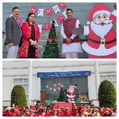 अलवर24दिसम्बर23*राठ इंटरनेशनल स्कूल में क्रिसमस उत्सव का आयोजन किया गया |