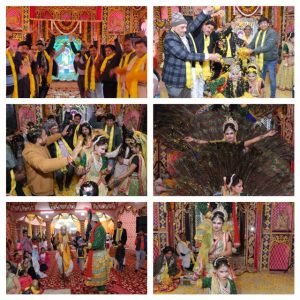 मथुरा 10 जनवरी 2024* गिलट आभूषण व्यवसायी समिति रजि0 मथुरा के तत्वावधान में श्री गिरिराज महाराज का चौदहवां छप्पन भोग