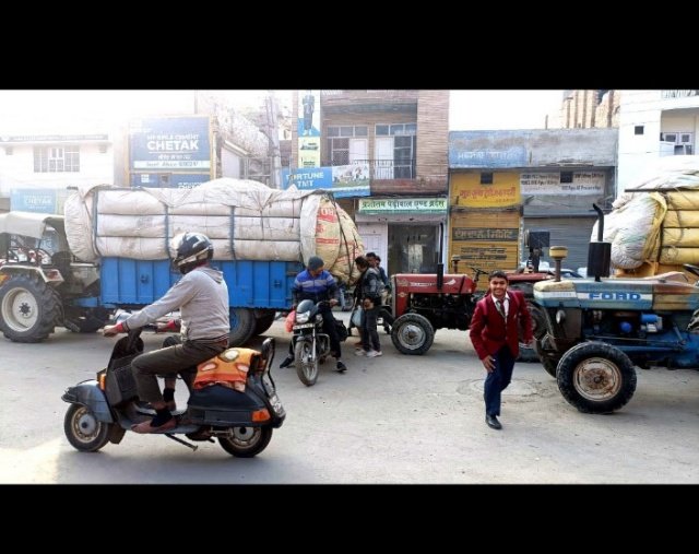 पंजाब 19 जनवरी 2024* किसानों के धरने के चलते स्कूली बच्चे व लोग परेशान