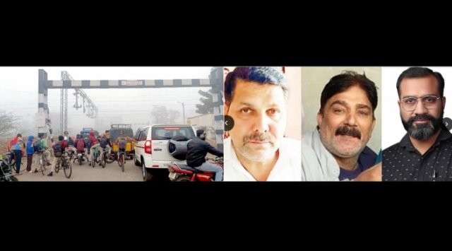 पंजाब 29 जनवरी 2024* अबोहर-गंगानगर रोड पर रेलवे पुल बनाने की मांग स्कूली बच्चों को स्कूल जाने में होती है देरी : समाजसेवी राजू चराया, रजत लूथरा व संजय उर्फ राजू