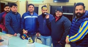 अबोहर पंजाब06जनवरी24*आकाश का जन्मदिन धूमधाम से मनाया दोस्तों ने