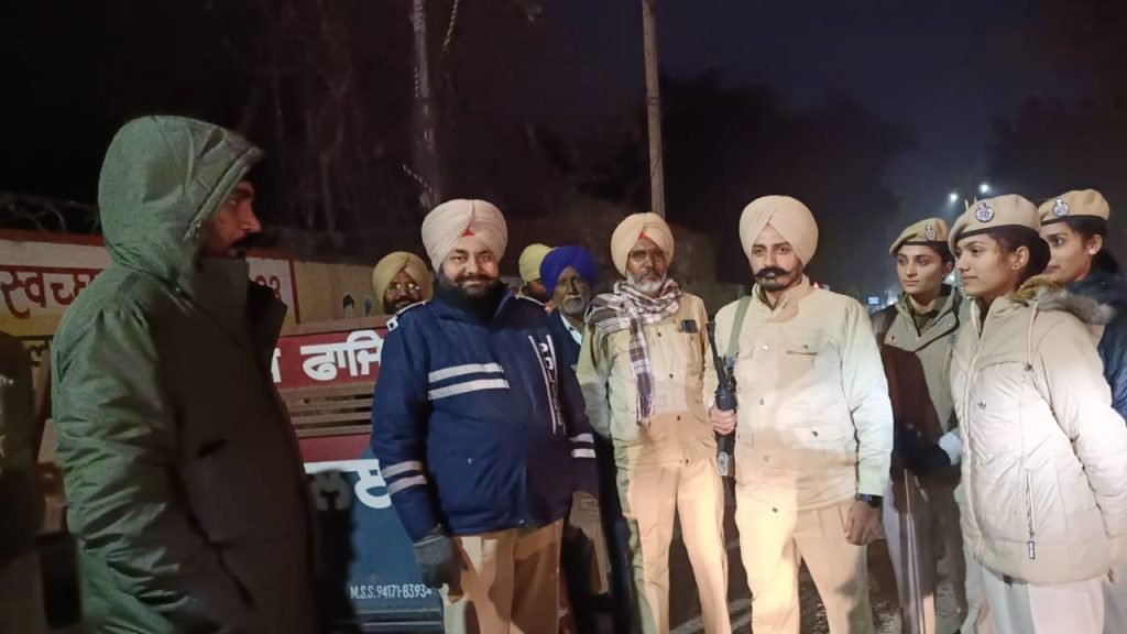 पंजाब06जनवरी24*डीएसपी अवतार सिंह ने की नाकों की चैकिंग