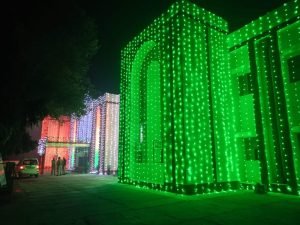 फिरोजाबाद21जनवरी24*पुलिस लाइन में दीपावली जैसा माहौल।