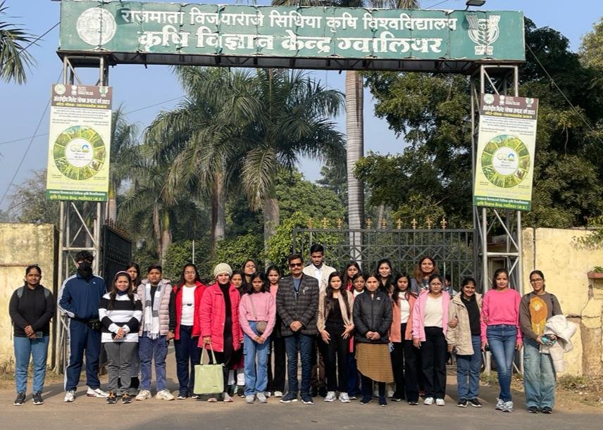 कानपुर नगर23जनवरी24*चन्द्रशेखर आजाद कृषि एवं प्रौद्योगिक विश्वविद्यालय के छात्र/छात्राओं को शैक्षणिक भृमण कार्यक्रम सम्पन्न कराया गया।