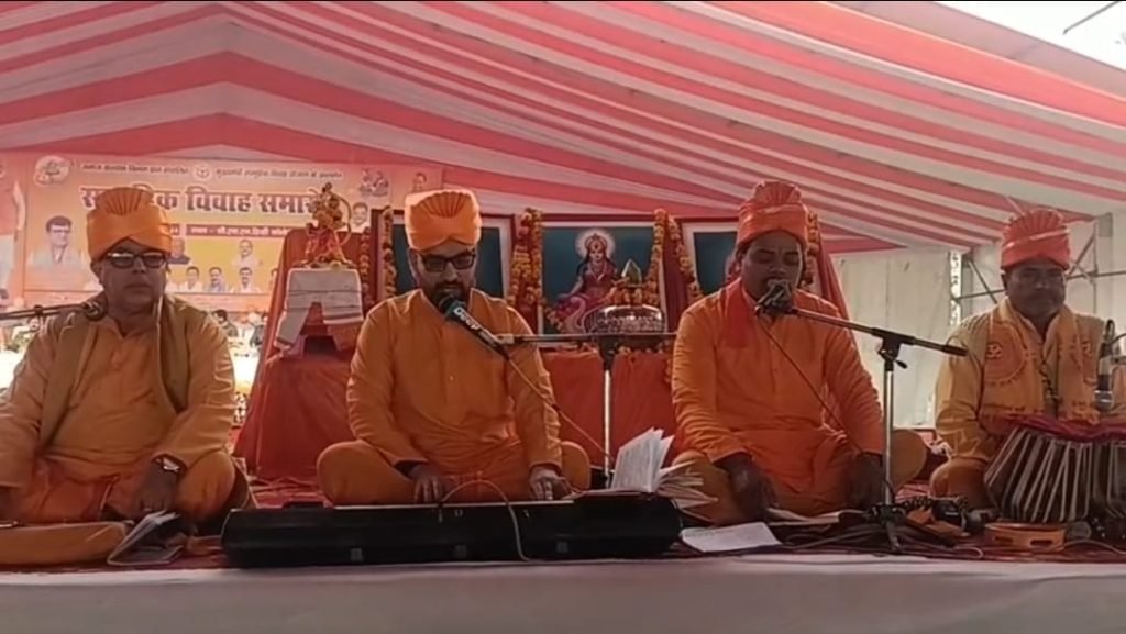 हरदोई27जनवरी24* 850बेटियों के सामूहिक विवाह 60बेटियो के निकाह का आयोजन