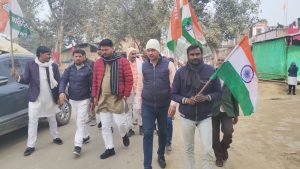 अयोध्या28जनवरी24*कांग्रेसियों ने निकाली प्रादेशिक भारत जोड़ो न्याय यात्रा