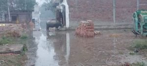 अयोध्या31दिसम्बर23*उफनाई माइनर दर्जनों घरों में हुआ जलभराव