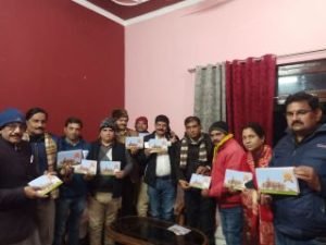 औरैया01जनवरी24*दिव्या पुर संगठन द्वारा श्री राम मंदिर प्राण प्रतिष्ठा कार्यक्रम 22 जनवरी हेतु आमंत्रण कार्यक्रम की शुरुआत हुई।