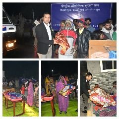 मथुरा06जनवरी24*मथुरा रिफाइनरी की सुरक्षा में तैनात सीआईएसएफ के जवानों ने दी मानवता की मिसाल